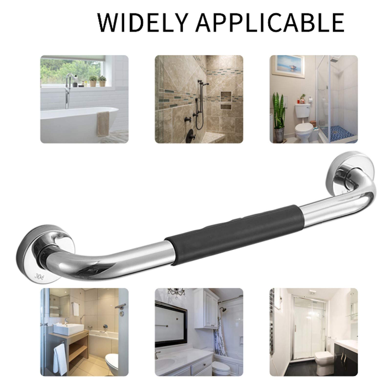 Maniglioni da bagno, maniglioni for anziani da parete, maniglia for doccia impugnatura antiscivolo barra di equilibrio for bagno - corrimano di sicurezza supporto handicap, anziani, infortuni, manigli