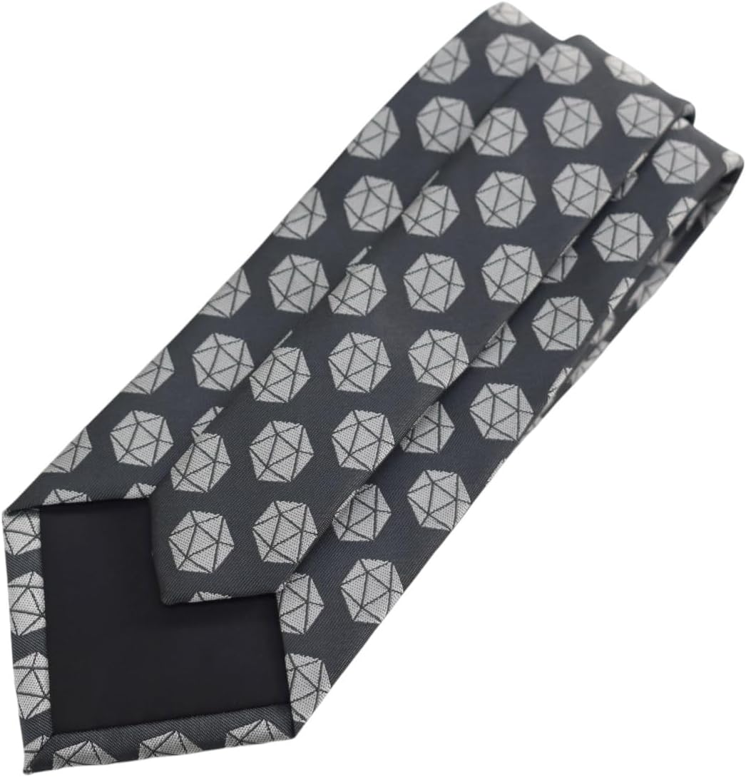 Maker V Board Game Necktie - D and D tie - Gaming gift for men - Mens nerd gift