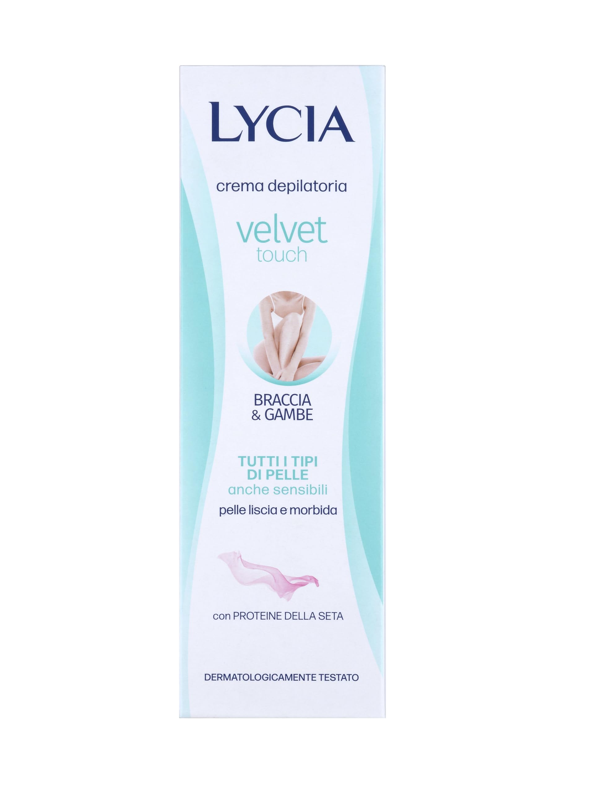 Lycia Crema depilatoria para brazos y piernas, 150 ml (el embalaje puede variar)