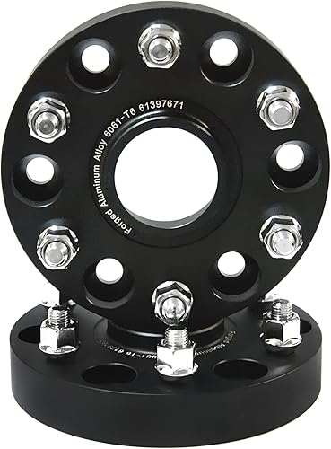 JTP 4 espaciadores de rueda de aluminio forjado de 1.181in para Ford Ranger, T4, T5, T6, T7, T8, XLT, TKE, Wildtrak, RaptorMazda BT50, Hub Centric