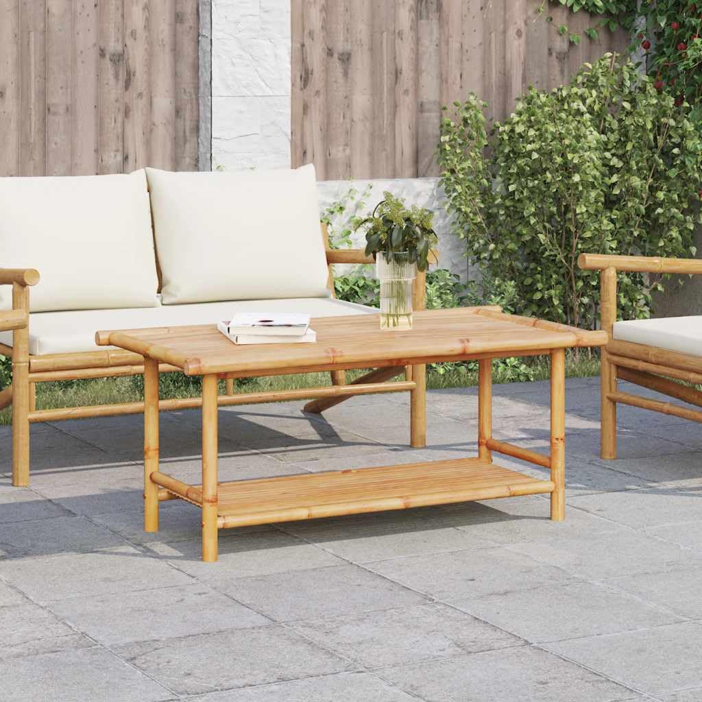 vidaXL Tavolino da Salotto 110x55x45 cm in Bambù