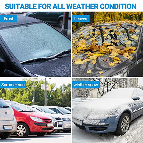image for LOFTEK Windshield Snow Cover for Car, Extra Large Double Sided Windpro