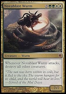 Magic: the Gathering - Novablast Wurm - Worldwake