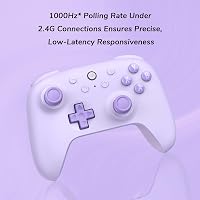 8bitdo Ultimate 2C Vezeték Nélküli Kontroller Windows PC és Android Eszközökhöz - 1000 Hz, Hall-Effekt Joystick, Programozható Gombok, Turbó 5