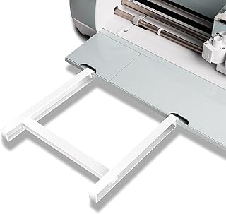 Extension Tray for Cricut Explore Air, Extender Tray Compatible with Cricut Mat, Cutting Mat Extender Support for Explore Air Series, Essential Accessories and Supplies for Explore Air Series(White)
