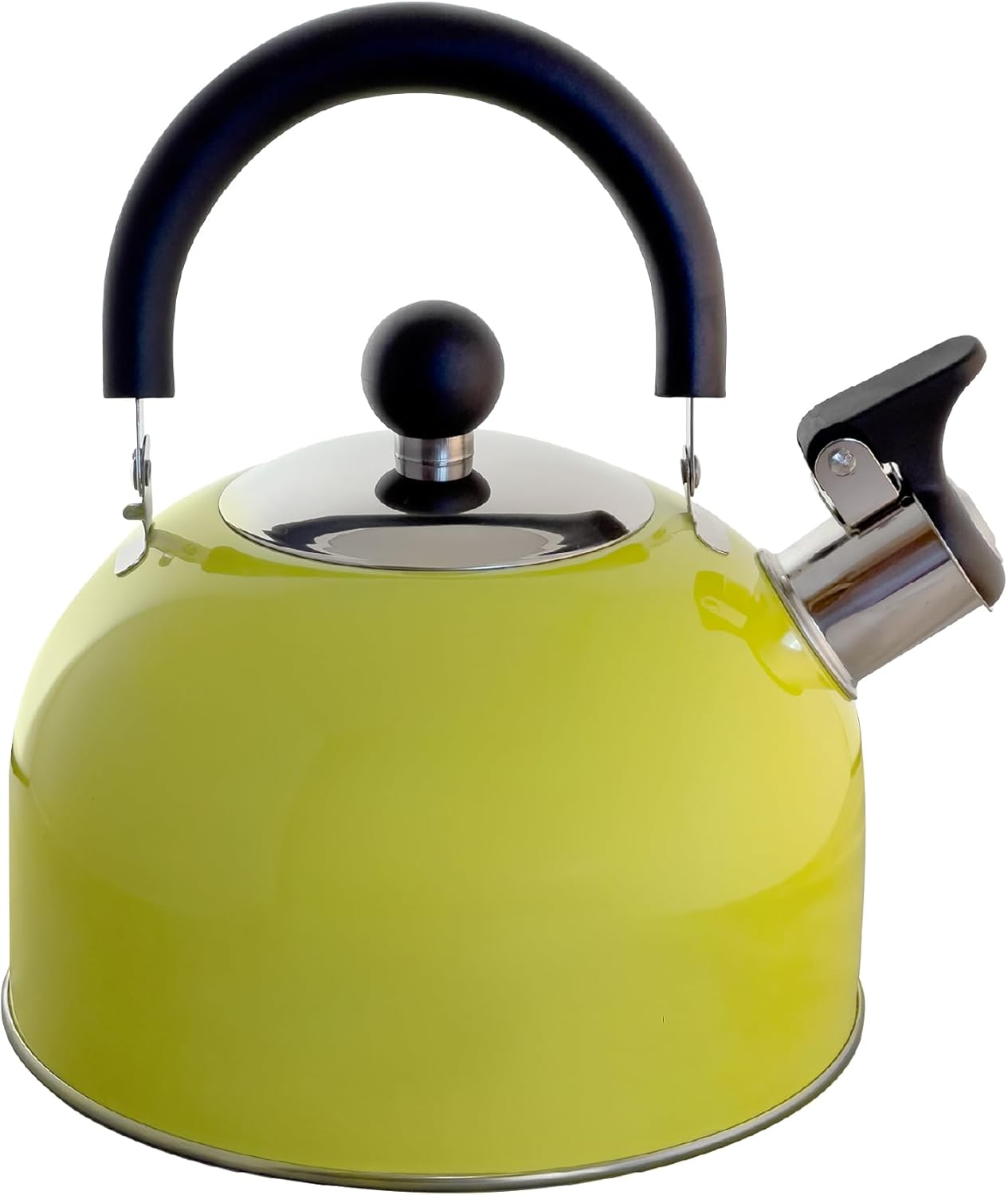 Lily's Home 2 Quart Stainless Steel Whistling Tea Kettle