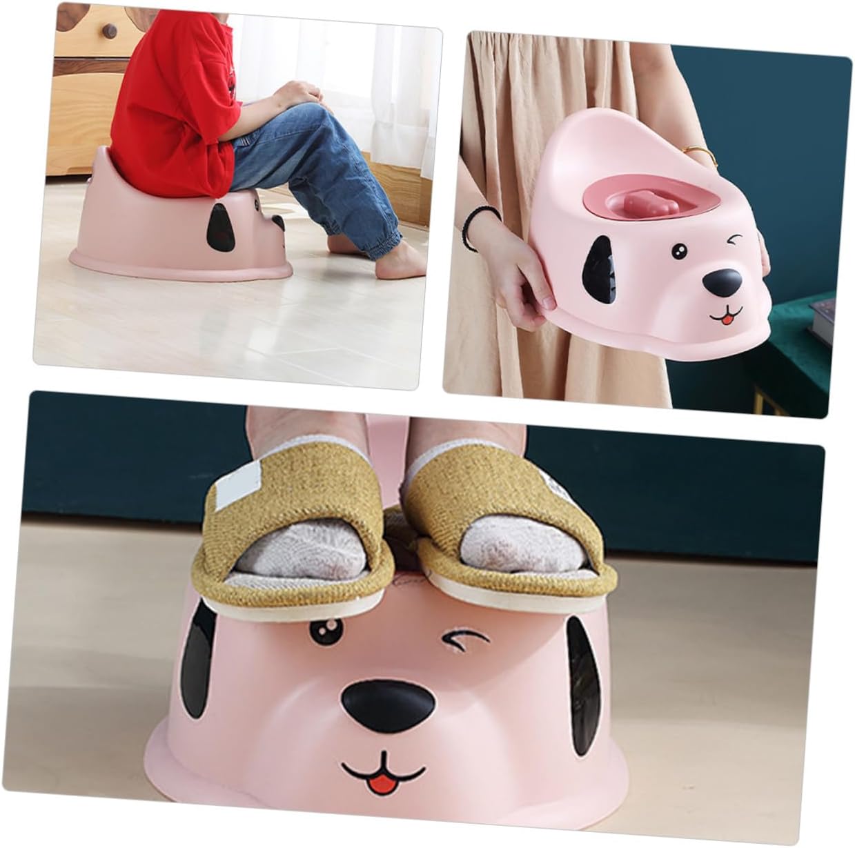 KESYOO Portable Toilet Training Seat with Lid for Easy-clean Smooth Surface Potty Chair for Boys and Suitable for Home and Kindergarten Bathroom Use