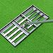 Stainless Steel Golf Levelawn, Level Mop Drag Mop, Garden Grass Levelawn, Heavy Duty Lawn Push Levelawn Tool Large Capacity Golf Equipment