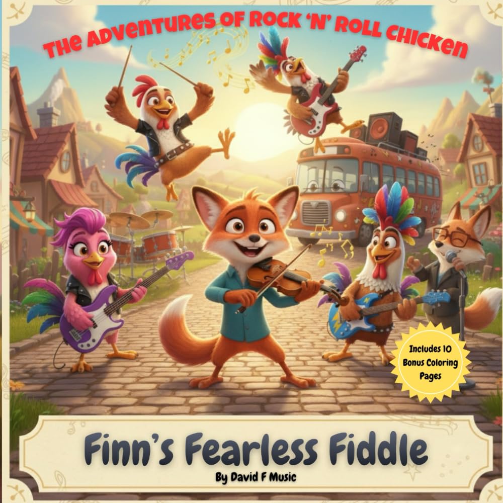 The Adventures of Rock 'N' Roll Chicken: Finn's Fearless Fiddle: A Music Adventure