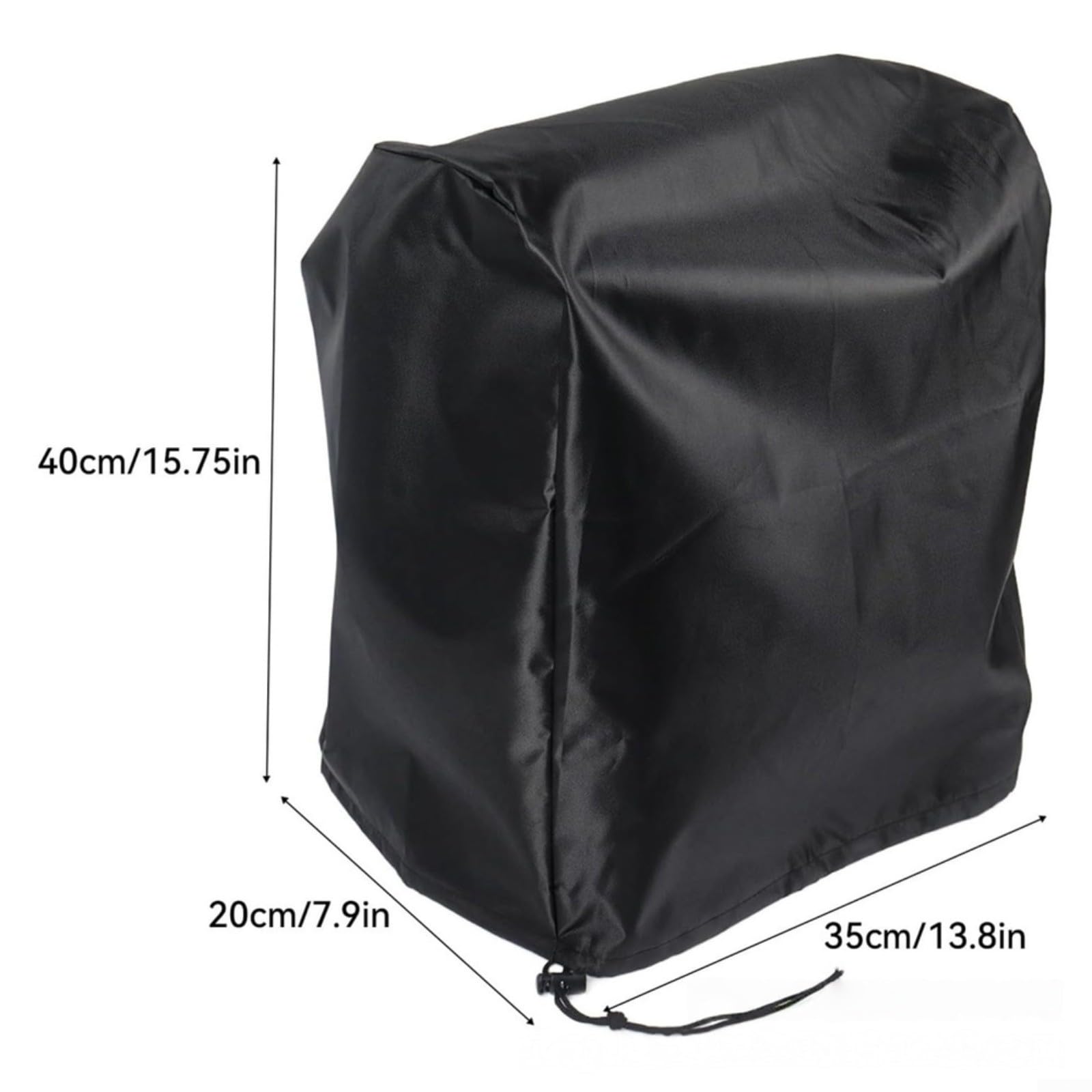 Mikroskop-Staubschutz für Mikroskope, 35 x 20 x 40 cm, wasserdicht, staubdicht, Oxford-Stoff, schwarz (600D)