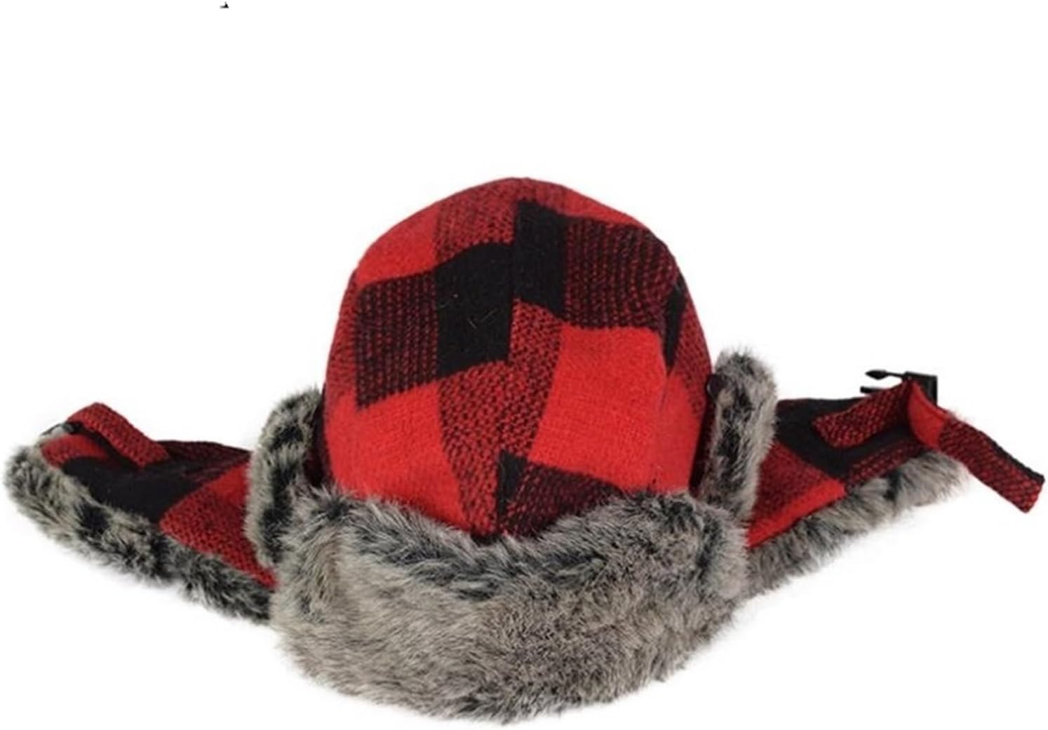 Trapper Hat Winter Plaid Russian Hats Warm Thick Ski Male Female Outdoor Earflap Trapper for Women Men