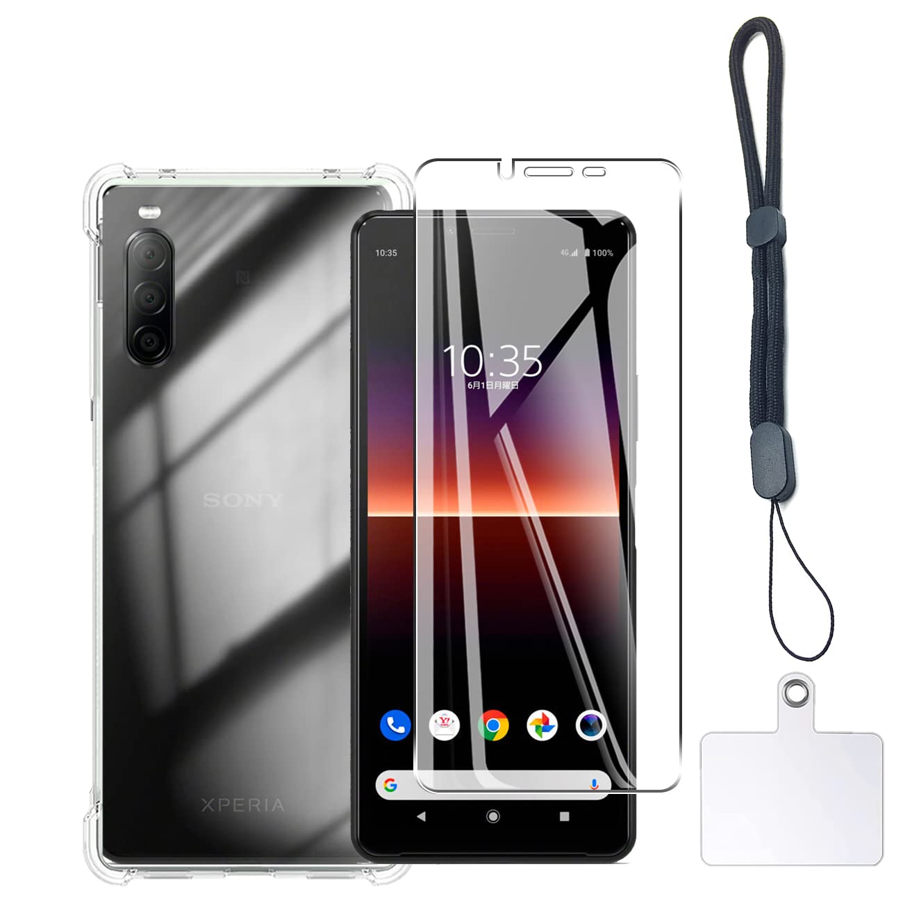 Amazon | 対応 Xperia 10 II SO-41A SOV43 ケース クリア ケース 