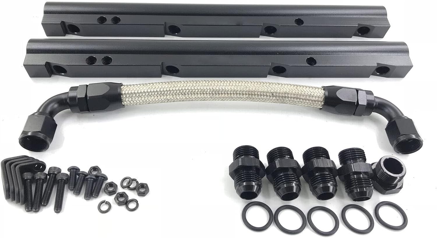 Billet Fuel Rail Kit For OE LS1 LS6 Stock Intake Manifold 10AN + Hardware
