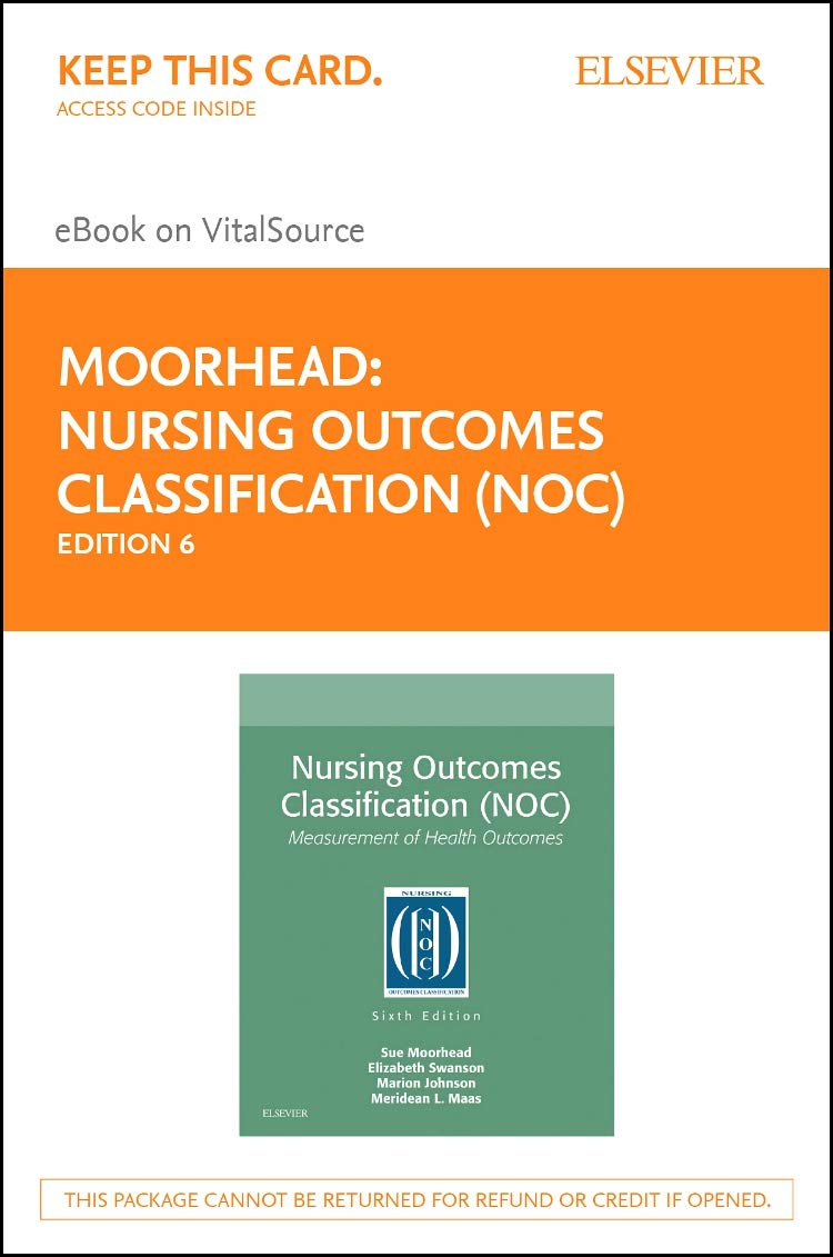 Nursing Classification (NOC) Elsevier eBook on VitalSource