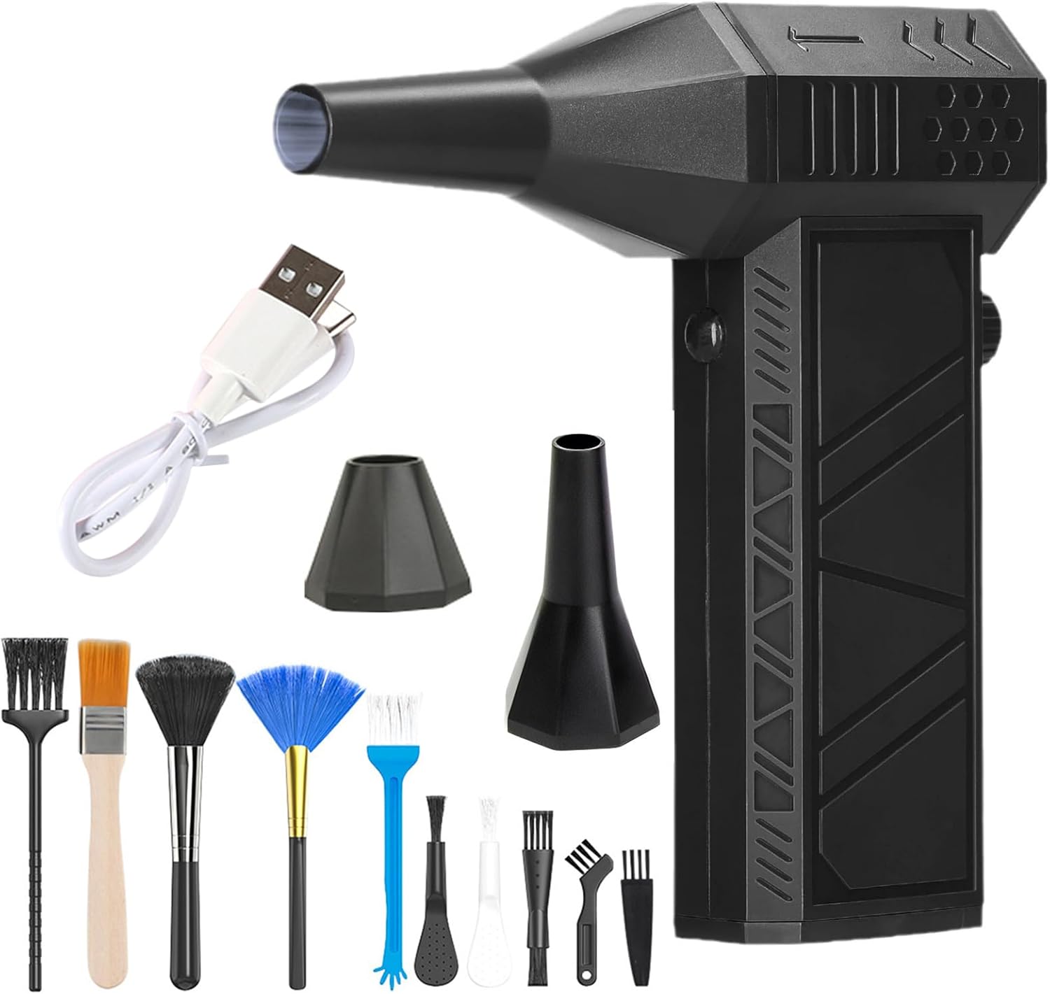 Mini Snow Blower - Fast Clean, Electric Motor Housing, Handheld Form, Dust Removal Function, Lightweight Build, Quiet Airflow, Quick Start, Garage Household Lawn Outdoor Commercial