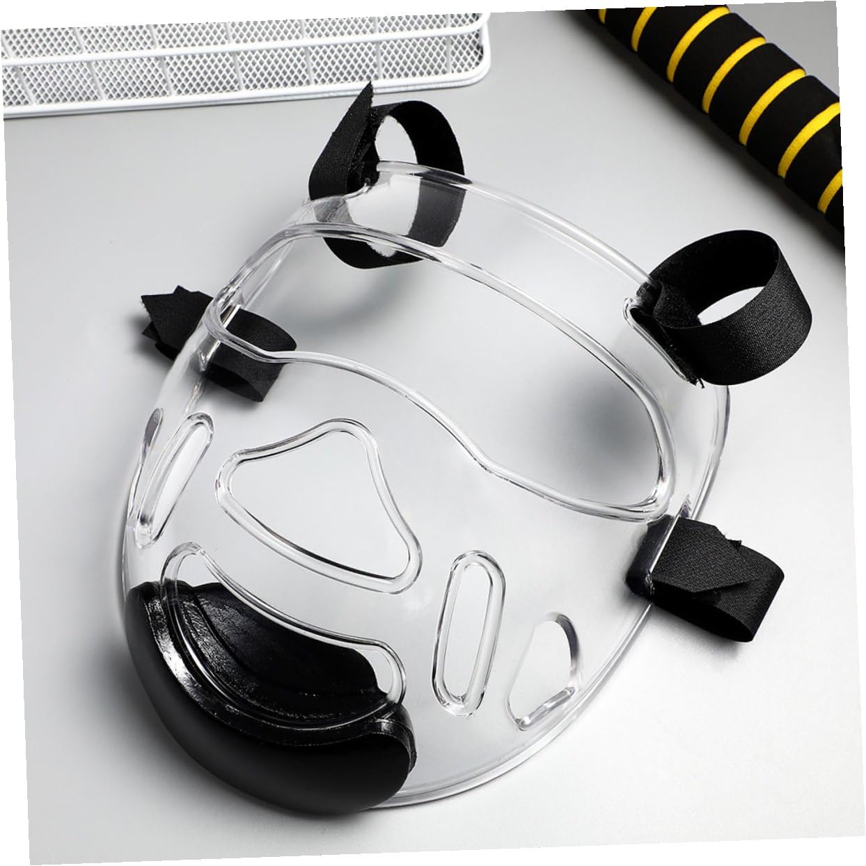 Maschera Protettiva per Viso per Allenamento e Karate Allenamento Karate Leggera e Portatile per 2 Pezzi Schermo Staccabile in Plastica Rinforzata Taekwondo
