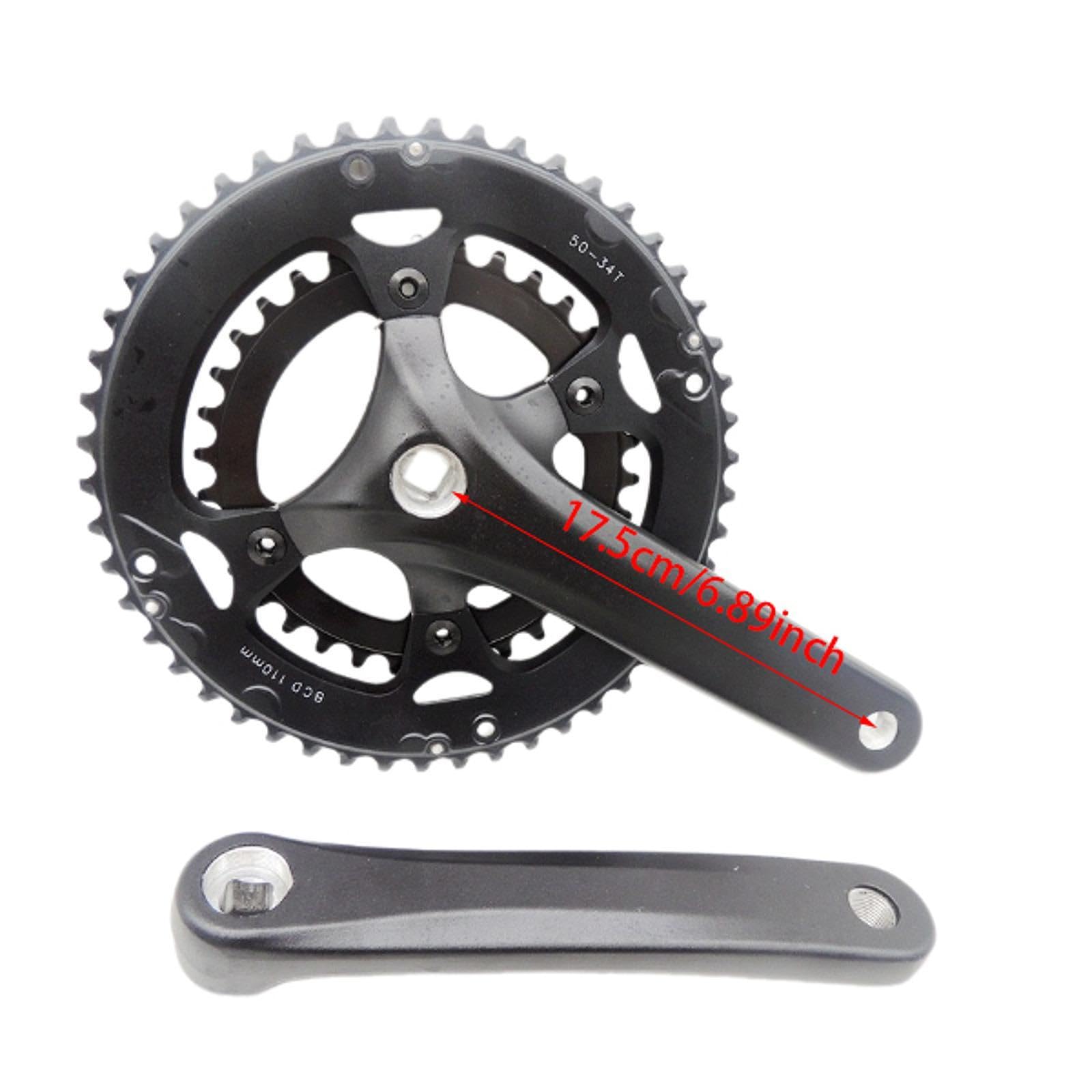 Amazon | Zxpjkyu 自転車クランクアームとセット 自転車用アルミ合金