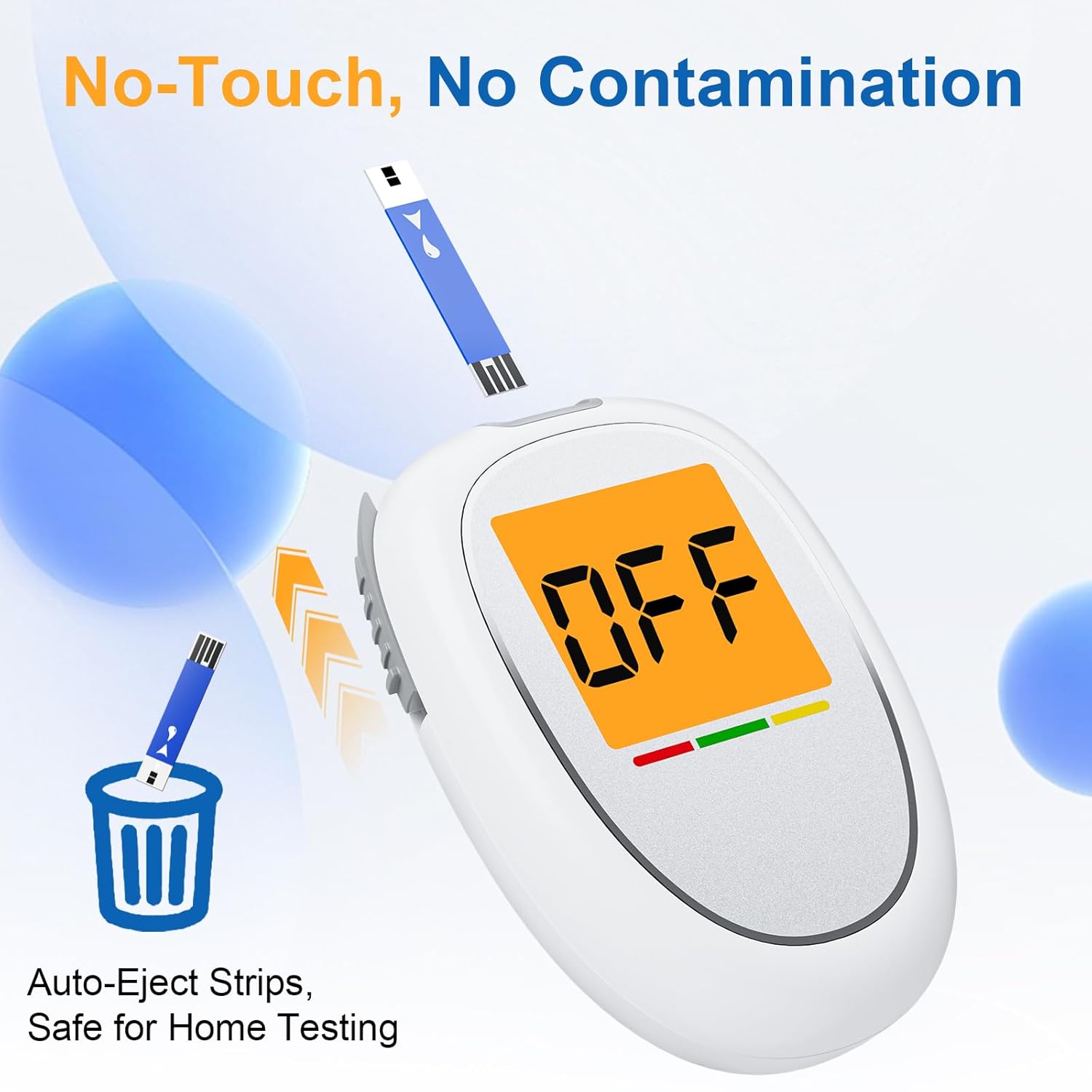 Blood Glucose Monitor, Glucometer Kit with 150 Strips and 150 Lancets