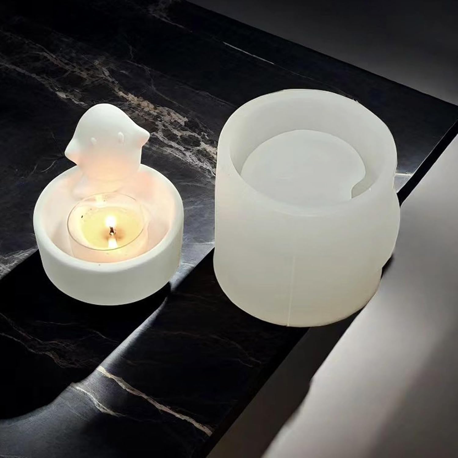 ハロウィンテーマカップ型 エポキシ樹脂ホルダー シリコンホルダーモールド ホームデコレーション用