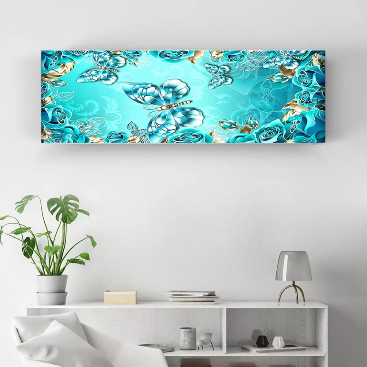 SVK Dream Printed Color Air Conditioning Dust Cover Waterproof Folding AC Covers for Split for 1.5 ton Indoor Unit (Size:38 x 12 x 9 in) (Butterfly) (B0CGVL53RB) Amazon Price History, Amazon Price Tracker