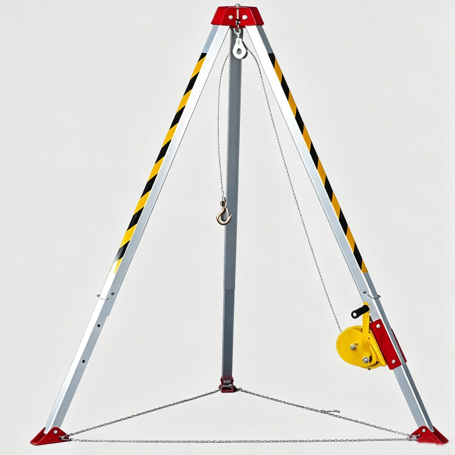 Thickened Telescopic Aluminum Tripod Kit,with Retractable Legs 2600lbs