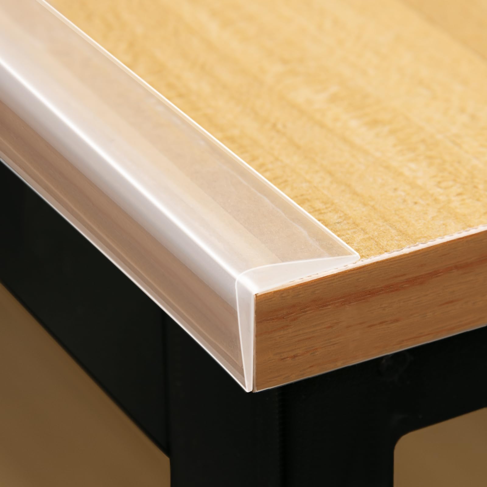 Edge Protector 100% Silicone, Baby Proofing Clear Table Corners Guards, Pre-Taped Adhesive Soft for Kids Proof Safety, Child Table Wall Furniture