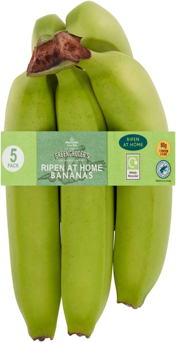 Morrisons Ripen at Home Bananas, Pack of 5