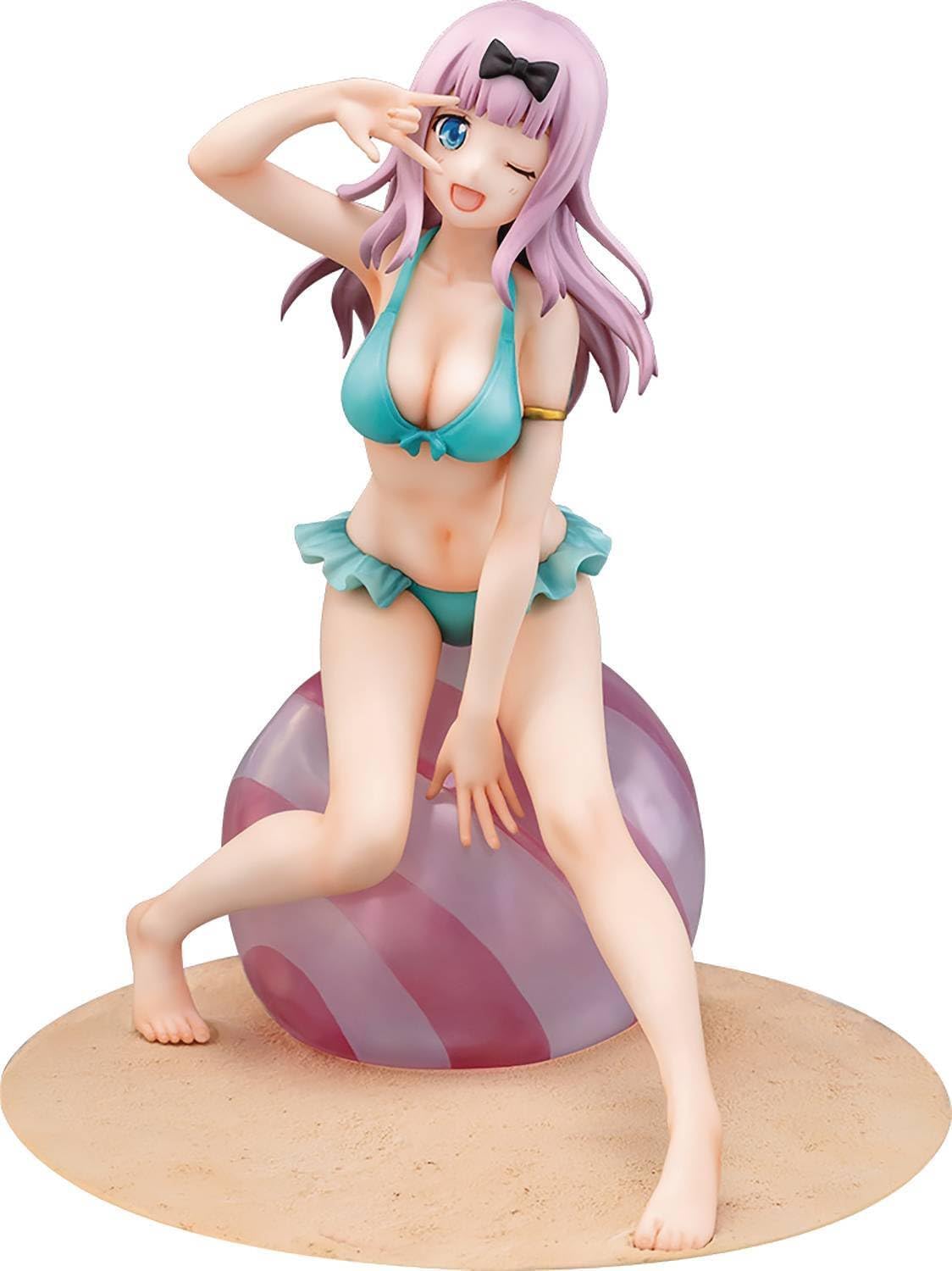 pHat 5.5 Kaguya-sama: Love is War: Chika Fujiwara (Swimsuit Version) 1:7 Scale PVC Figure, Multicolor