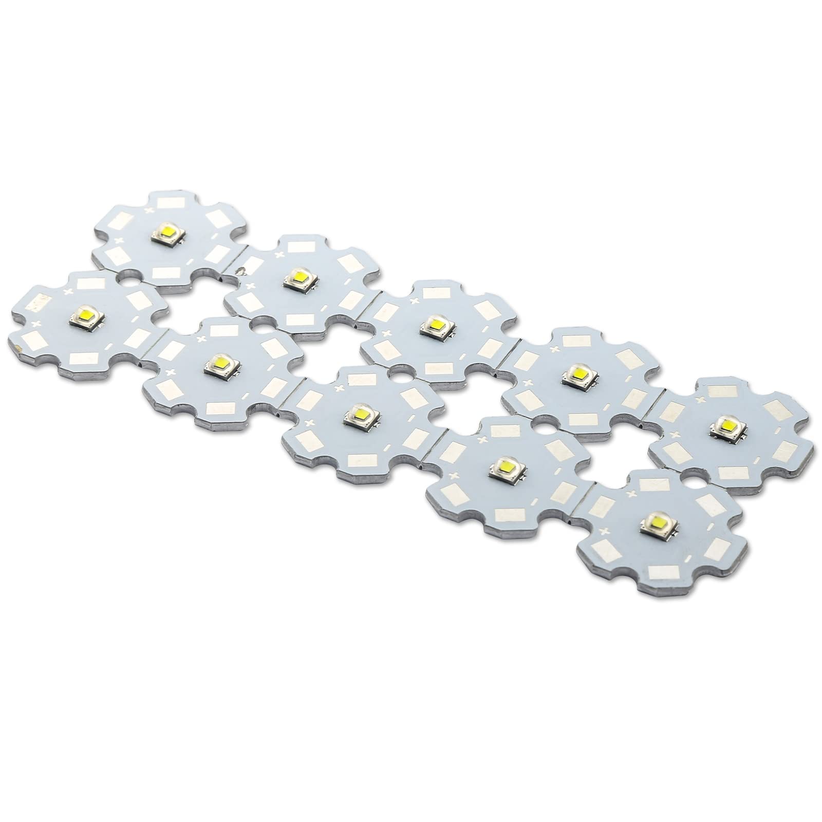Othmro Ad alta potenza LED Light Star Chip Giallo 1W 2.0-2.5V 350mA Base In Alluminio 20mm Dissipatore di Calore Ad Alta Luminosa Integrata Chip LED Lampadina FAI DA TE 1 PZ