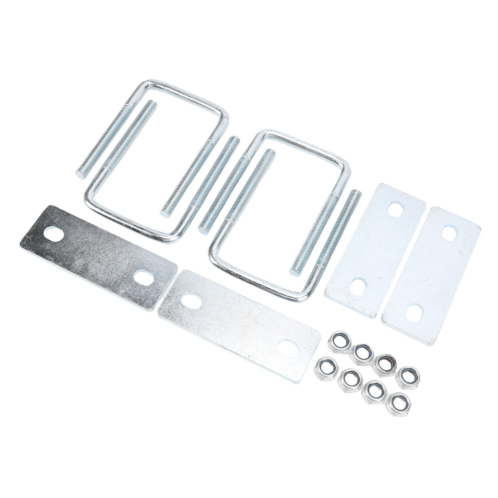 KIMISS Square U Burts Zestaw Ciężkich Stalowych Zacisków Sprężyn Stalowych do Przyczepy 4PCS 5 X 3,23 Cala