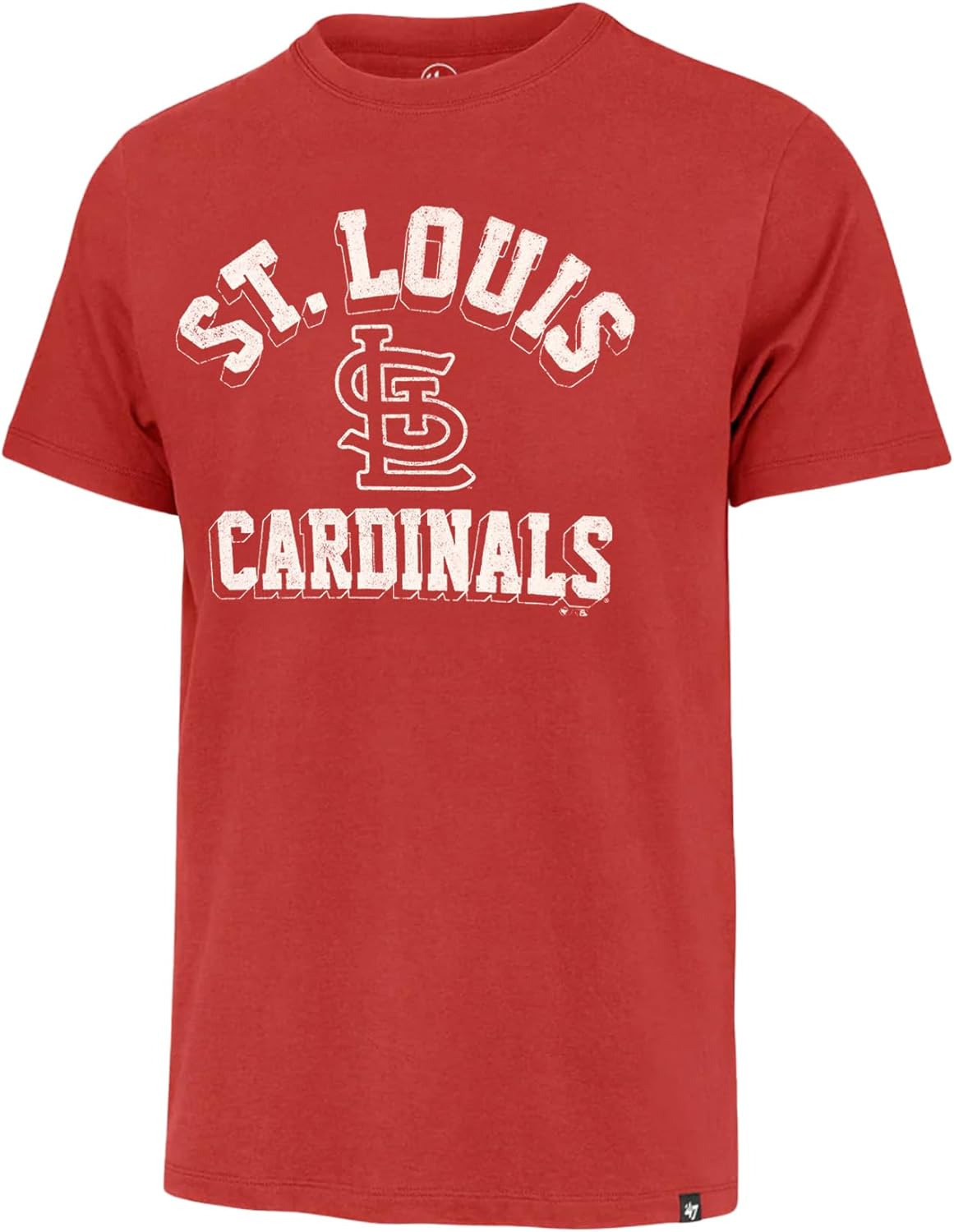 47 Men's MLB Unmatched Franklin Team Color Arched Wordmark Primary Logo Short Sleeve Baseball T-Shirt