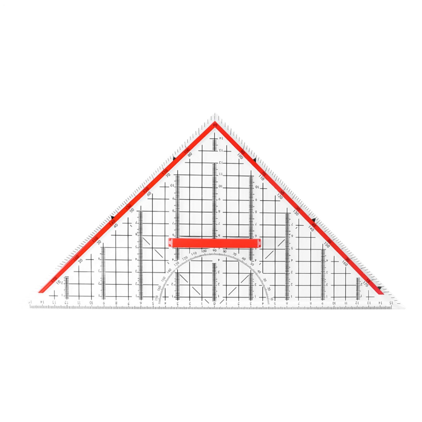 Drafting Triangle Ruler Transparent Stationery Math Geometry Tools
