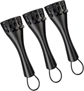 violin accessories 5PCS Violin Tailpiece Aluminium Alloy W/4 Tuners 4/4 Tailpiece Violin Tool & Accessories New Set Replacement Parts