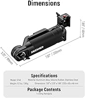 Vista 9 de NEEWER Mango de agarre de correa ajustable compatible con DJI Ronin RS4 RS3 Mini RS 3 Pro RS 2 RSC 2 estabilizador de cardán para disparos de ángulo