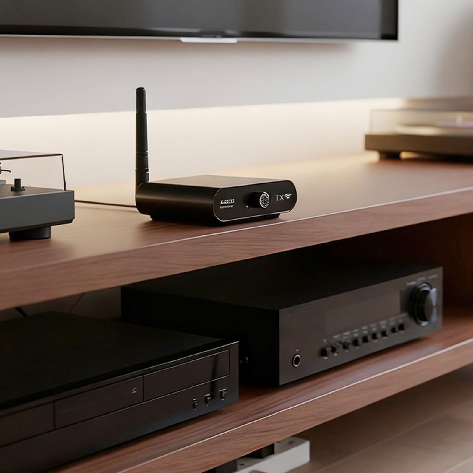 Bezprzewodowy Nadajnik-Odbiornik Audio 2,4 Ghz, Zasięg 328 Stóp, Zerowe Opóźnienia, Zestaw Bezprzewodowego Adaptera Audio Z Kablem AUX, Do Głośników, Wzmacniaczy, Soundbarów