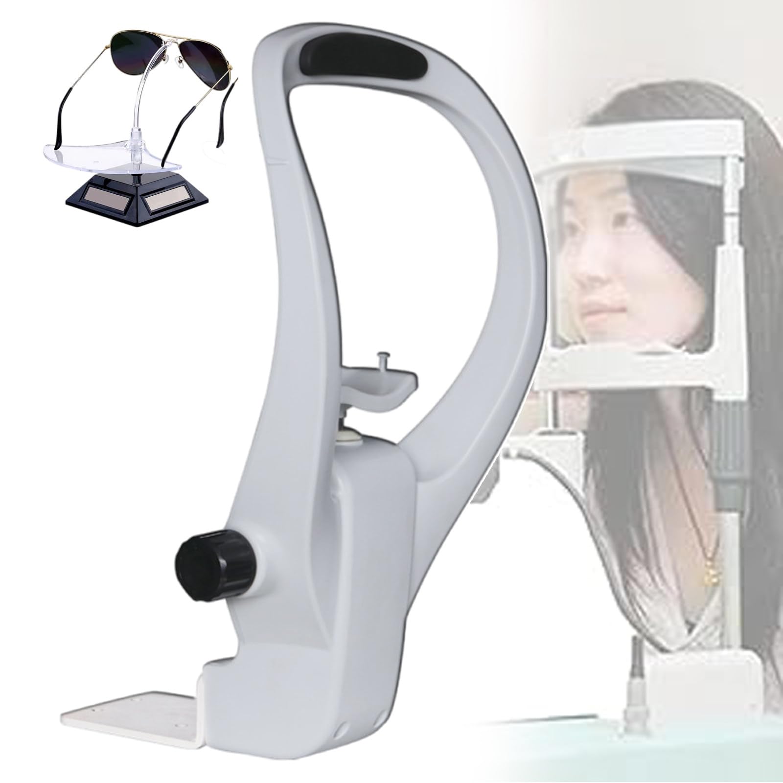 Akcesoria do sprzętu optometrycznego | Wspornik do pielęgnacji wzroku ze stojakiem o regulowanej wysokości | Akcesoria do optometrii podtrzymującej czoło