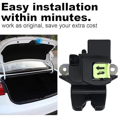 Miniatura 3 de Actuador de bloqueo del pestillo del maletero, reemplazo para Kia Forte 2014-2020 con motor L4 de 1.6 1.8 y 2.0 litros, reemplaza a OE 81230-A7030