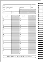 Vista 3 de Libro de puntuación de ajedrez Perfect Strike con reglas e instrucciones de puntuación. Libro de mantenimiento de puntuación resistente. Calidad