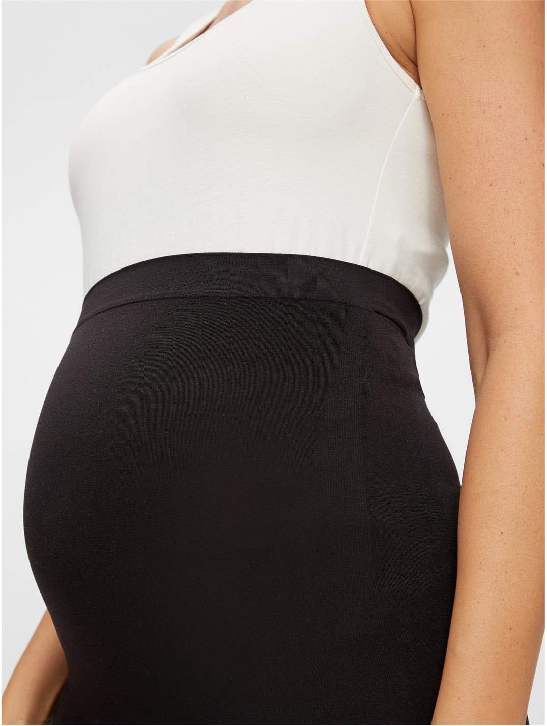 MAMALICIOUS Womens Maternity Seamless Leggings Casual Black L/XL