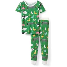 Little Sleepies Short Sleeve & Pants Pajamas Set, Viscose from Bamboo PJs