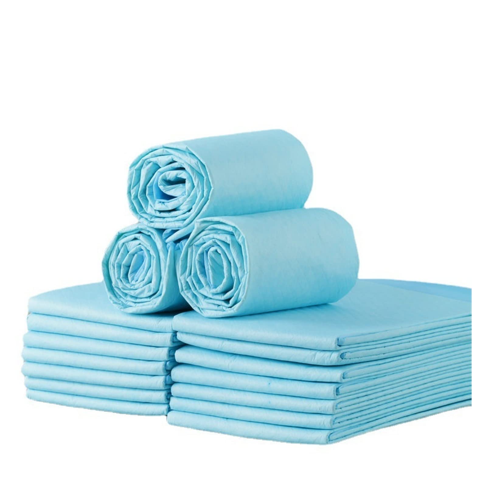 ZZSRJ 20/020/50/100 Piezas Pájaro Mascota Almohadilla desechable Absorbente Perro Pañal de Perro Entrenamiento de Perros Pañal Almohadilla de pañal (tamaño : 50pcs 60X45cm)