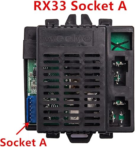 Miniatura 2 de FULIHUA RX33 Weelye 24G Bluetooth Control remoto y receptor para niños paseo en juguetes caja de control Accesorios placa base paseo en coche piezas