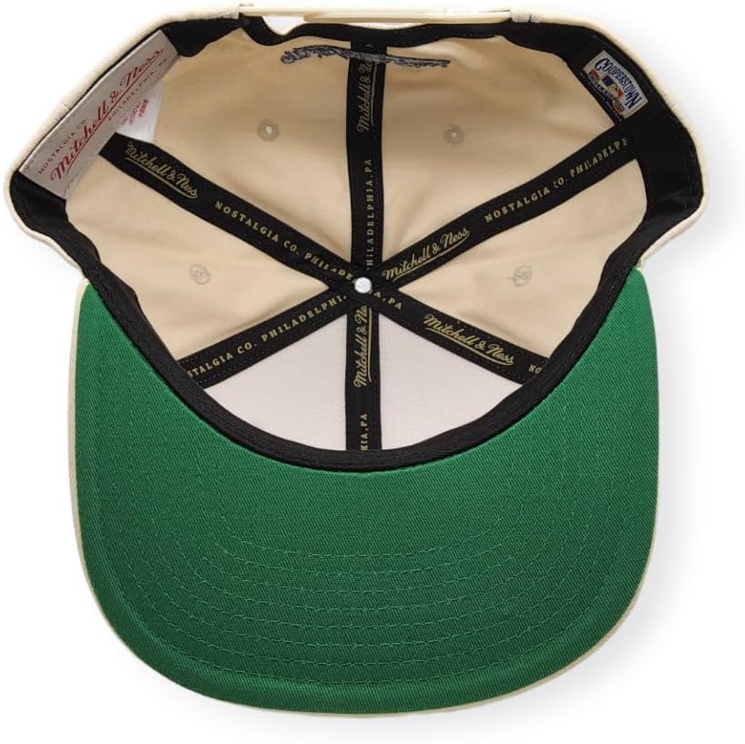 Mitchell & Ness LA Los Angeles Dodgers Waverunner Snapback Cap, Adjustable Hat White Blue