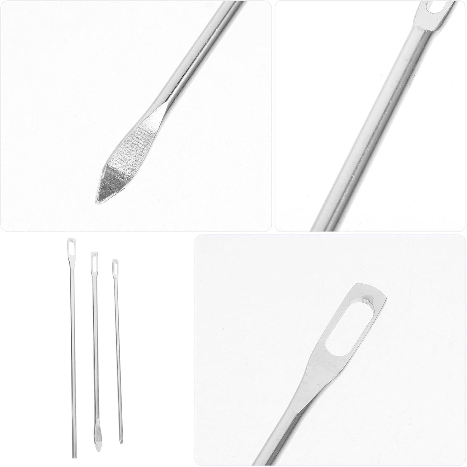 SEWACC 3pcs Drawstring Threader Tools for Pants and Yoga Pants, Iron Thread Inserting Tool Easy-to-use Design and Effortless String Threading for DIY Sewing and Crafting Projects