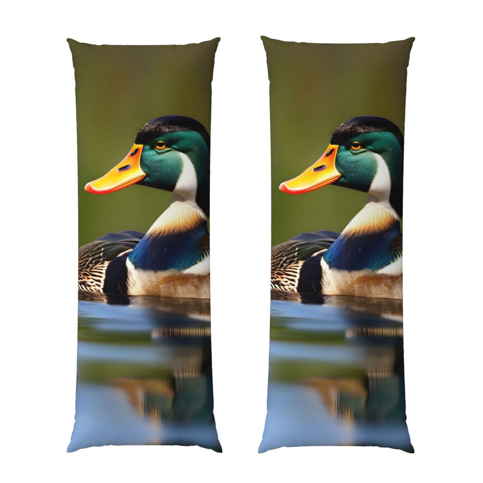 Housse de coussin canards colverts textile respirant housse décoration salon