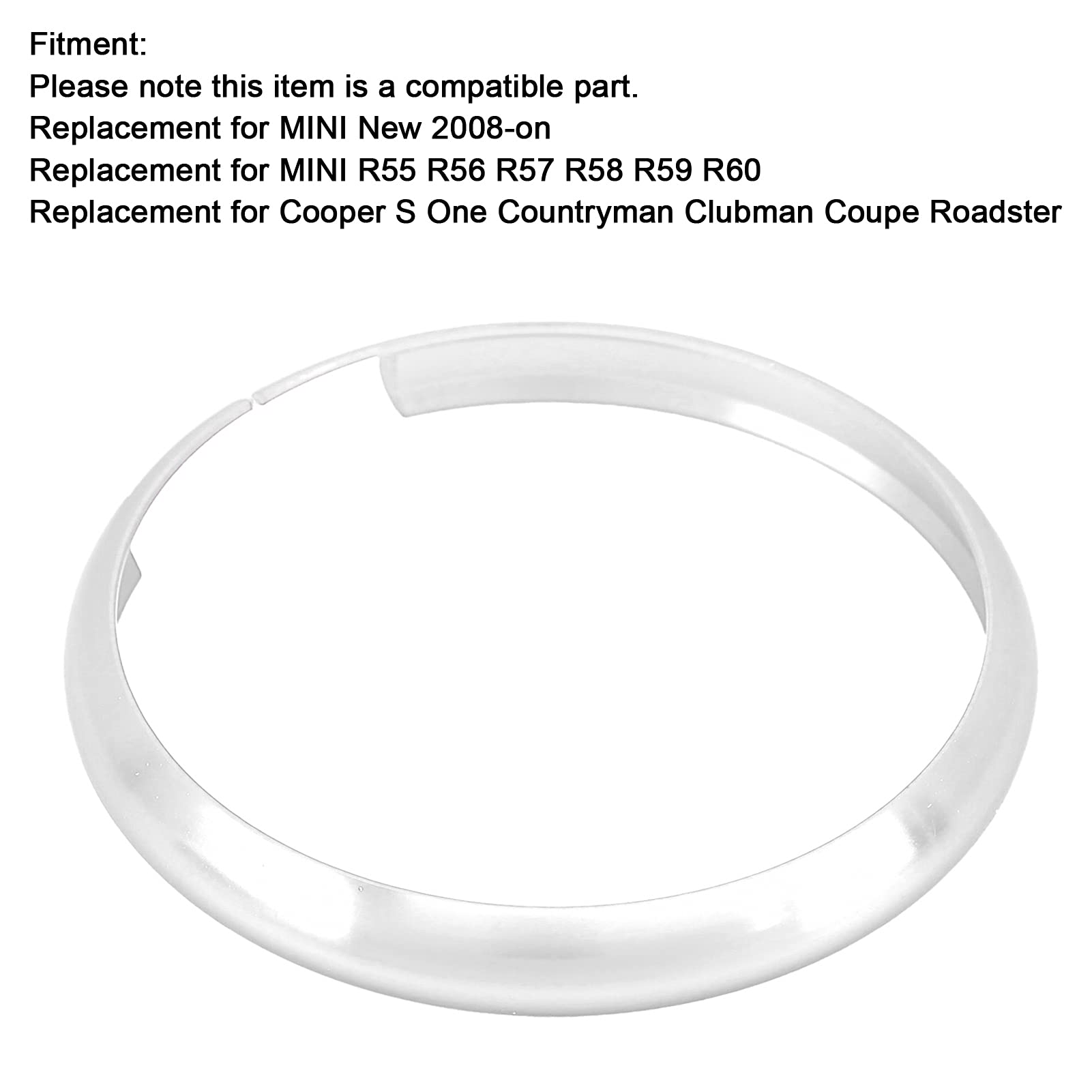 Coque Anneau Porte-Clés Aluminium Pour MINI - Remplacement R55 R56 R57 R58 R59 R60 - Couleur Rouge
