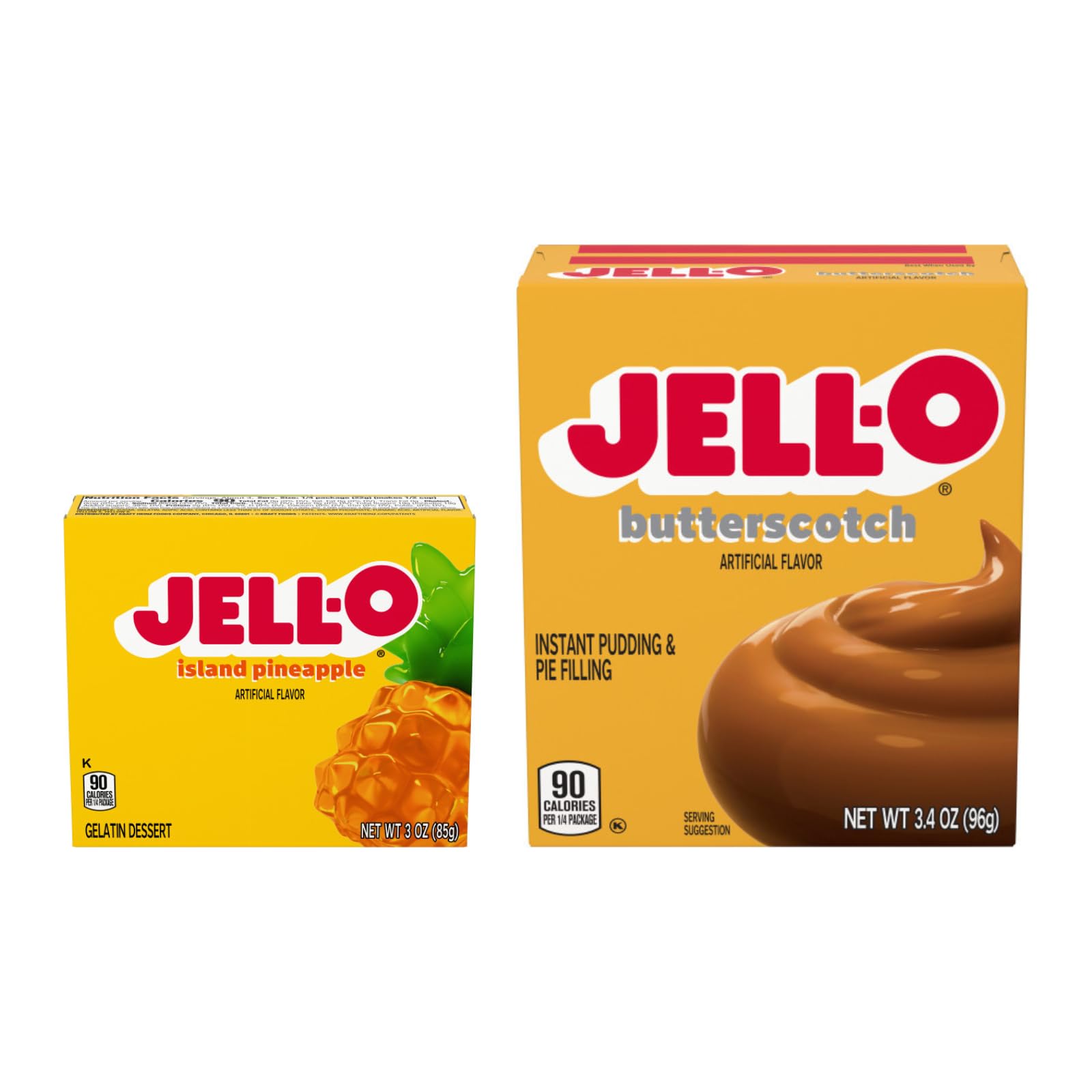 Amazon.com : Jell-O Tropical Comfort Duo, Island Pineapple Gelatin