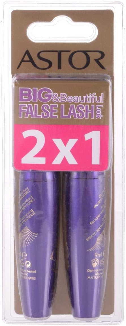 Astor Big and Beautiful False Lash 2 x 1 Mascara, Black