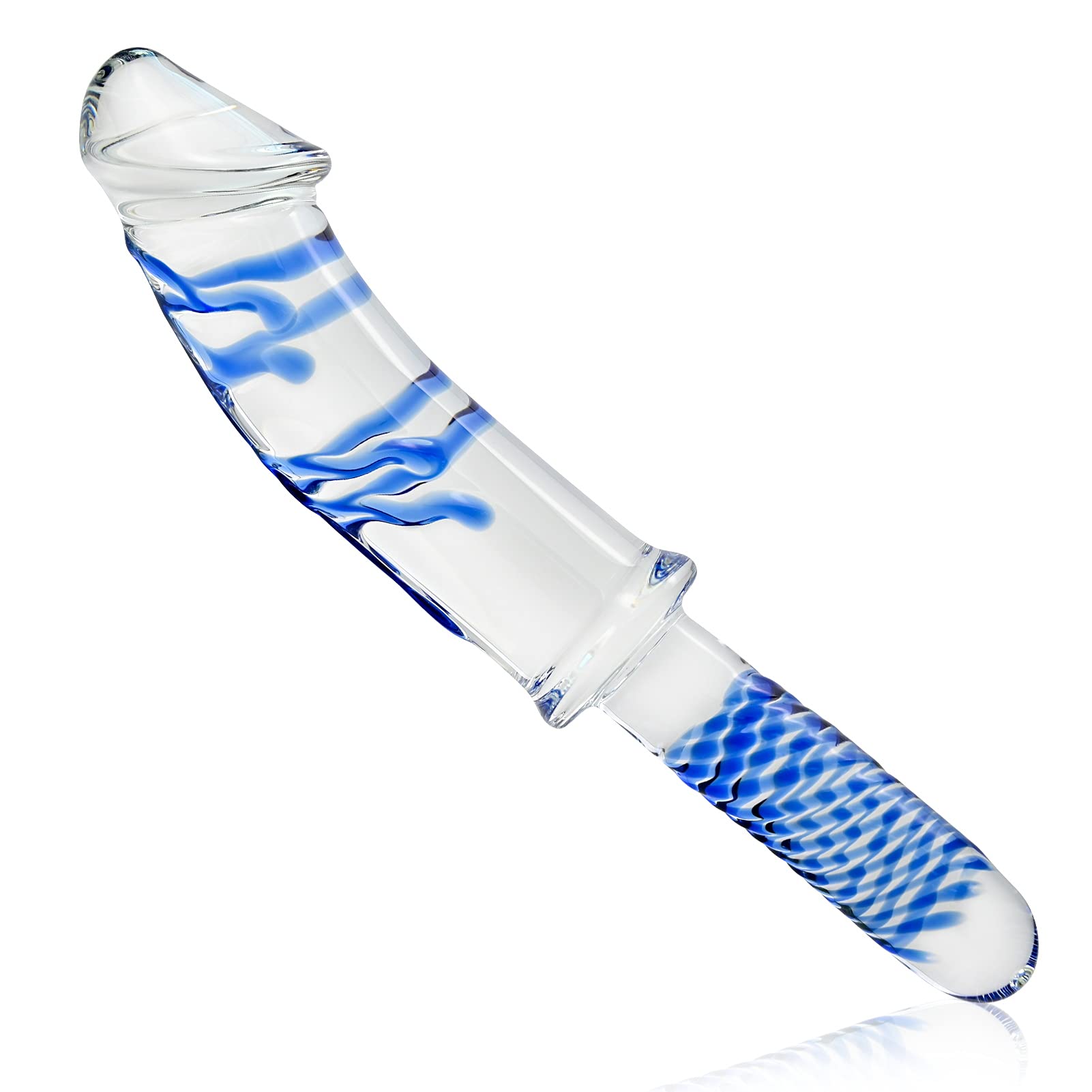 roluck Cristal – Consolador Pene anal Butt Plug transparente cristal diamante cristal Consolador