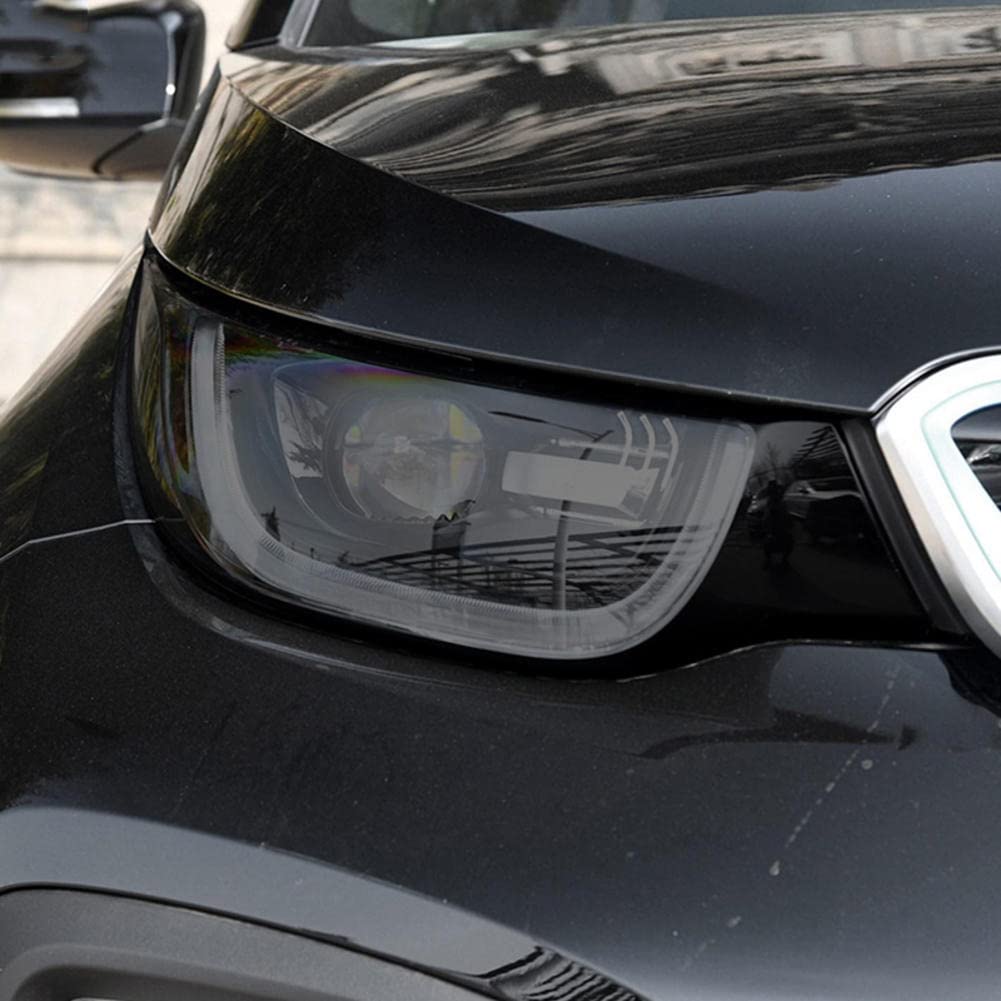 2 Pezzi Auto Faro Tinta Nero Pellicola Protettiva Vinile Protezione Adesivo TPU Trasparente, per BMW i3 2013-2020 Accessori